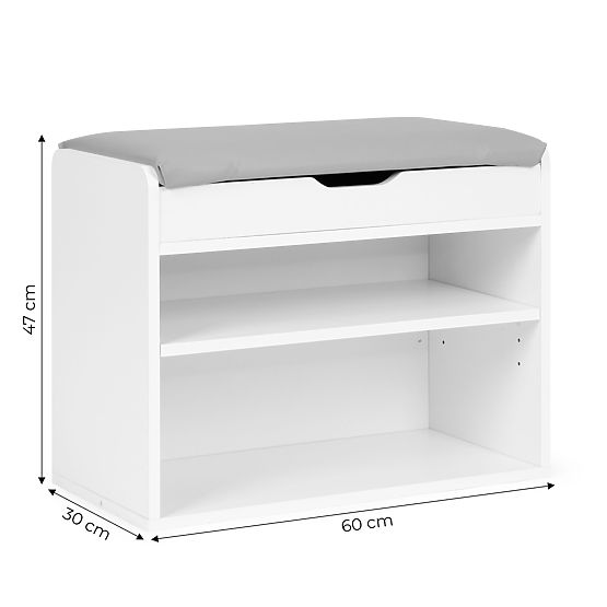 Cabinet Shelf Bench for Shoes with Seat