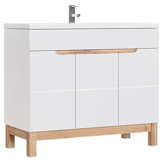 Cabinet Under Sink 100 cm 3 Doors