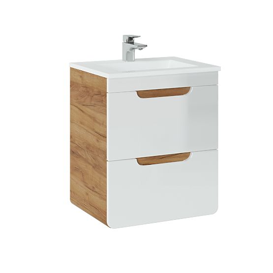 Cabinet Under Sink 50 cm 2 Drawers