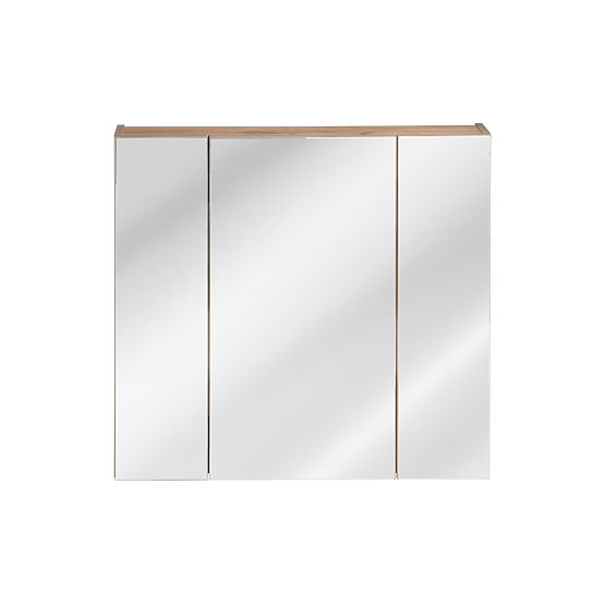 Cabinet with Mirror 80 cm 3 Doors