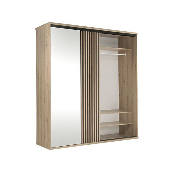 CALI Large Wardrobe with Slats C15 Artisan