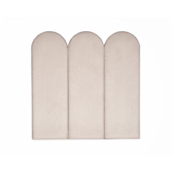Upholstered Panel Oblouček - Beige