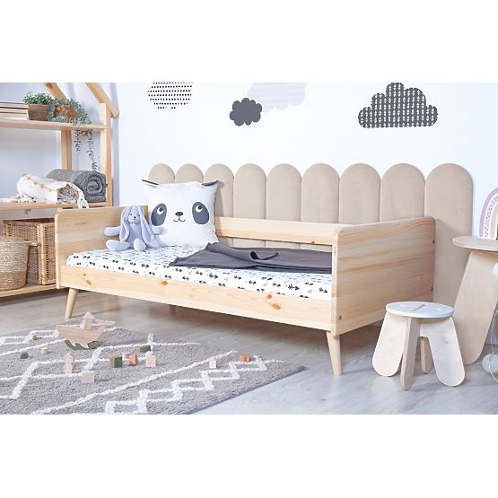 Upholstered Panel Oblouček - Beige