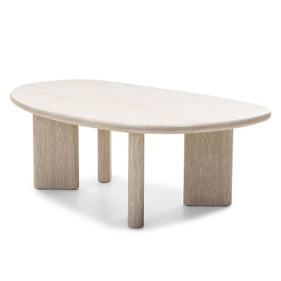 Cameron Coffee Table 130 cm, Travertine