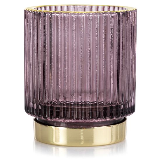 Candle Holder POMPEY color lilac ameliahome