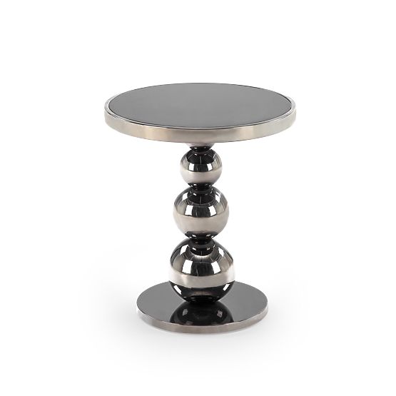CARLA coffee table, black/silver (1p=1pc)