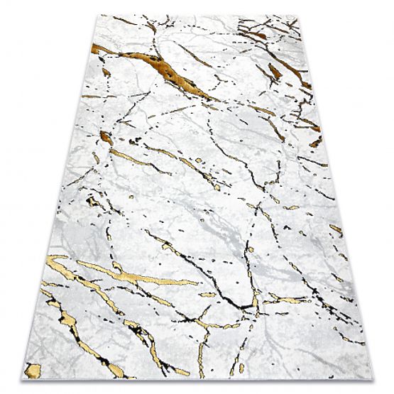 Carpet ALLURE 1963 Marble - Structural, Stylish, Glamour White / Gold