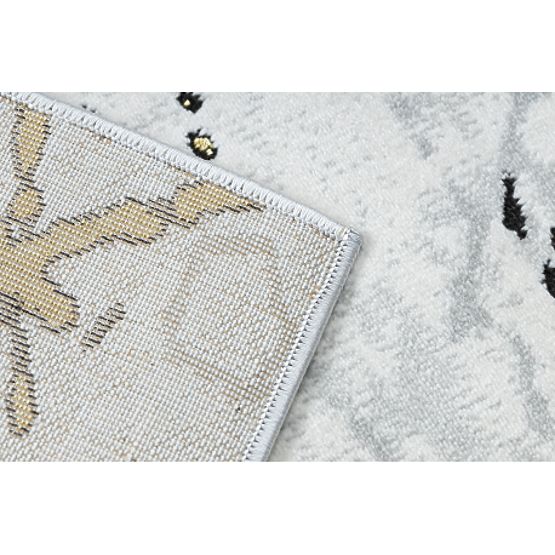 Carpet ALLURE 1963 Marble - Structural, Stylish, Glamour White / Gold