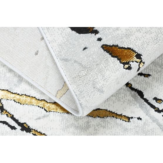 Carpet ALLURE 1963 Marble - Structural, Stylish, Glamour White / Gold
