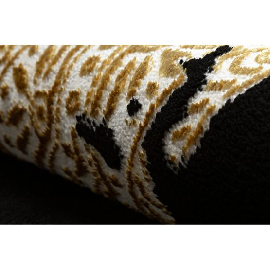 Carpet ALLURE 1965 Frame - Structural, Stylish, Glamour Black / Gold