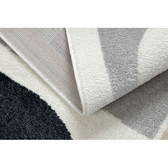 Carpet FUSION 0213 White/Dark Pink - Geometric, Modern, Abstract