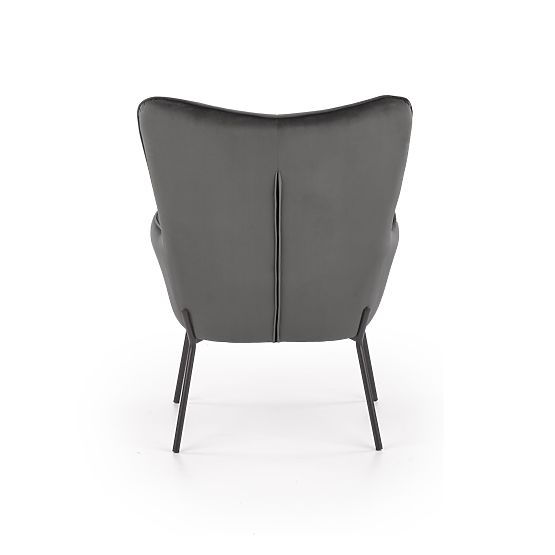 CASTEL Relaxation Chair Black / Light Gray
