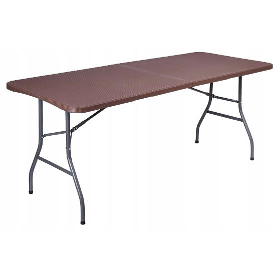 Catering Set RATTAN Table 180 cm + 6 Chairs