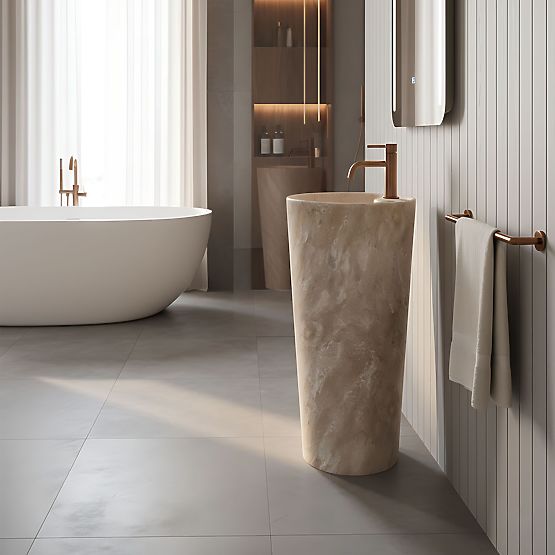 Ceramic Freestanding Washbasin Blanka Savana Matt