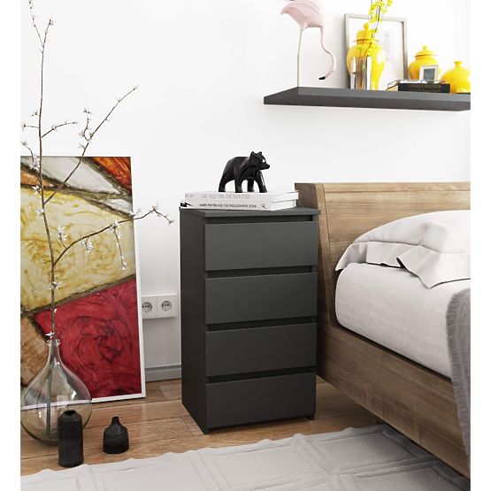 CHEST OF DRAWERS CL4 PK GRAPHITE GRAY