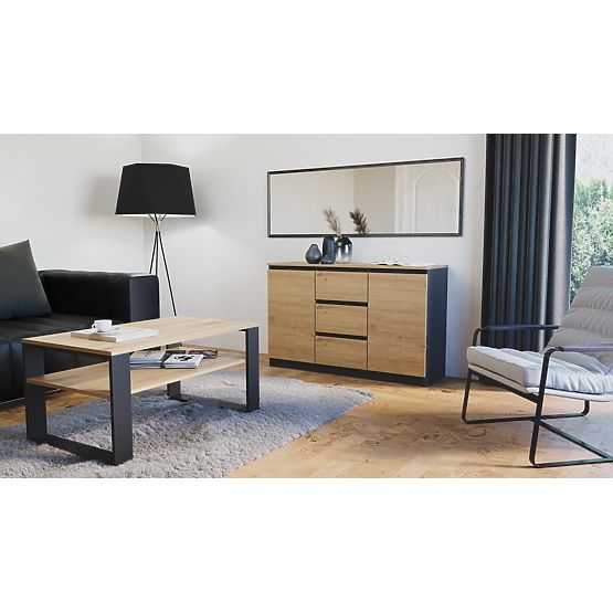 Chest of Drawers COSTA 1D3S/2D3S BA ANTHRACITE ARTISAN