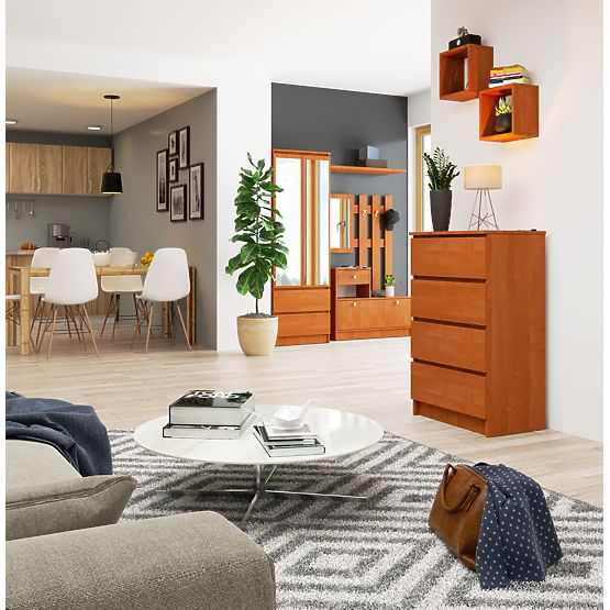 CHEST OF DRAWERS K 60 cm 4 DRAWERS ALDER