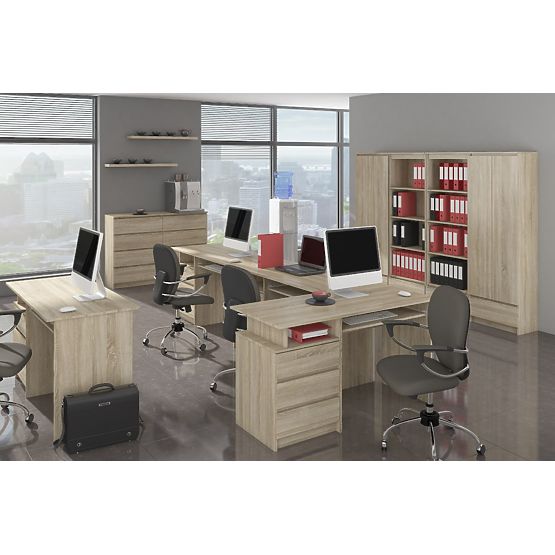 CHEST OF DRAWERS K160 2D 4SZ CLP PK OAK SONOMA