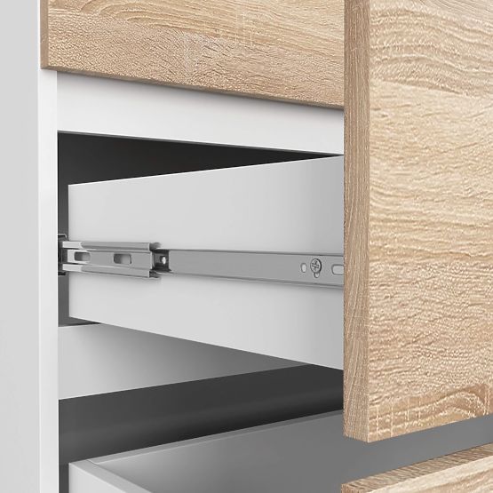 CHEST OF DRAWERS K160 6SZ CLP PK WHITE / SONOMA