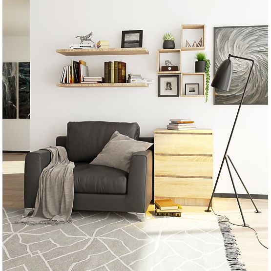 CHEST OF DRAWERS K60 3SZ CLP PK OAK SONOMA