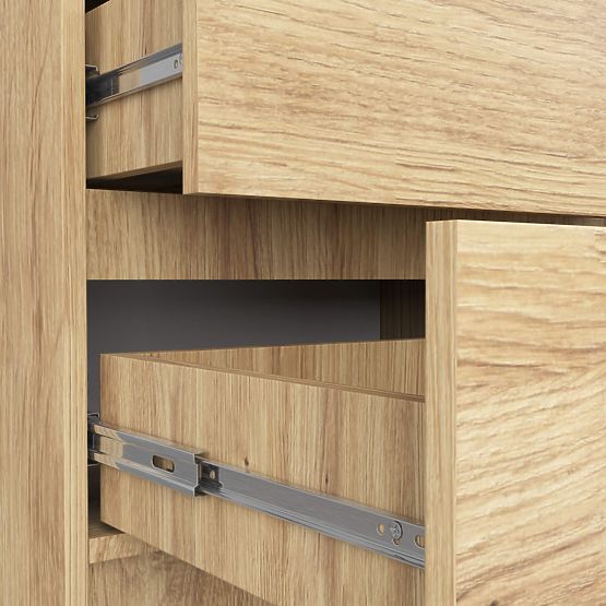 CHEST OF DRAWERS K60 5SZ CLP PK ARTISAN OAK