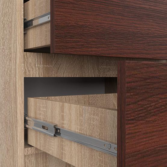 CHEST OF DRAWERS K60 5SZ CLP PK SONOMA OAK / WENGE