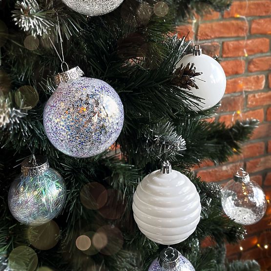 CHRISTMAS BALLS 30 PCS SYSD1688-058