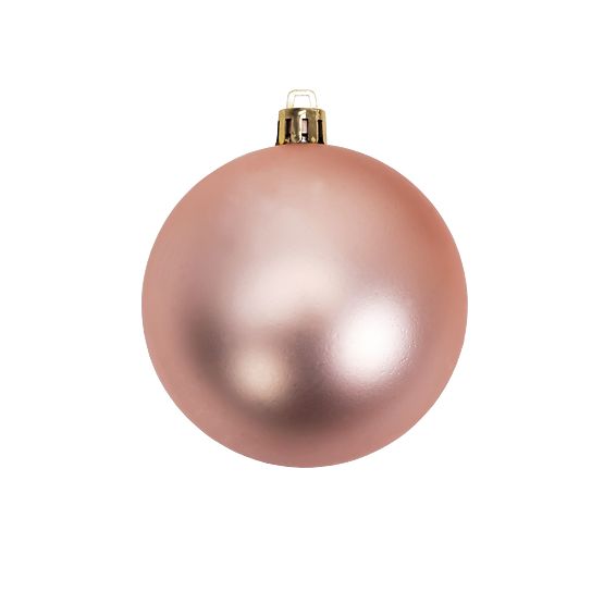 CHRISTMAS BALLS PINK-GOLD 36PCS 311433B