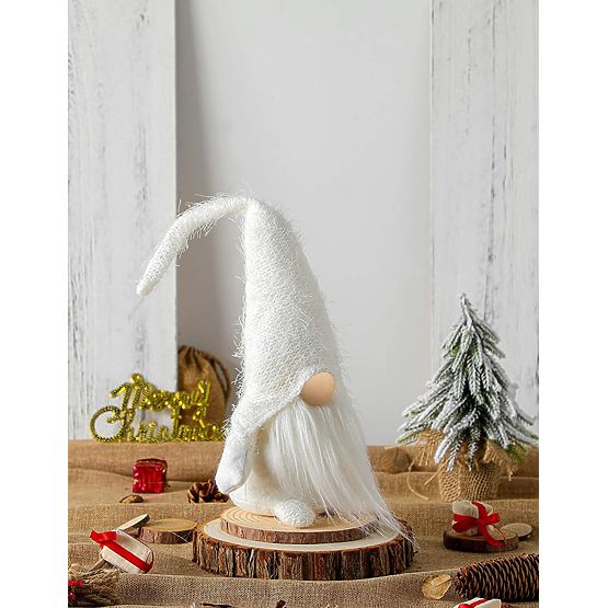 Christmas Gnome YX068 50cm White