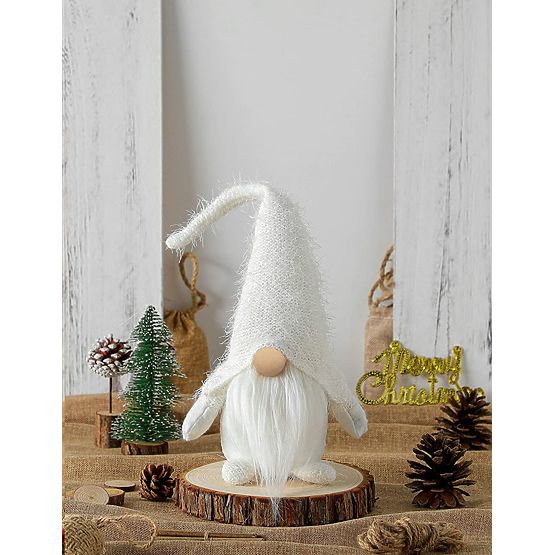 Christmas Gnome YX068 50cm White