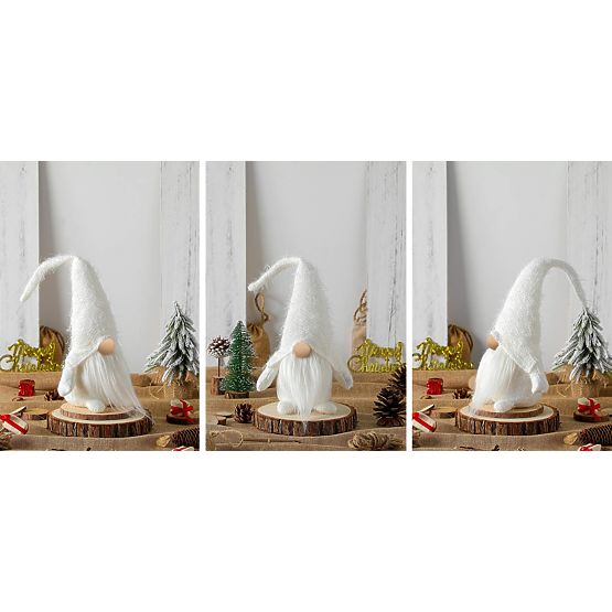 Christmas Gnome YX068 50cm White