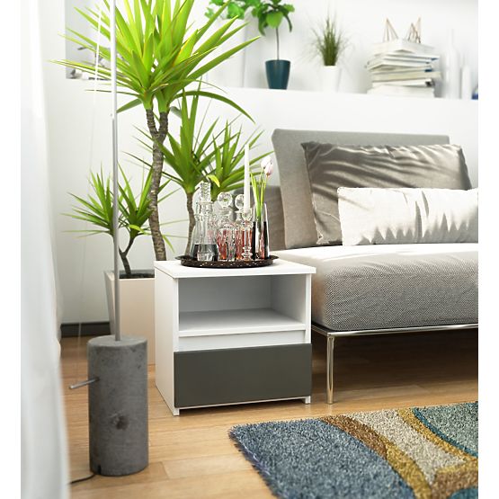 CL1 PK WHITE / GRAPHITE GRAY DRESSER