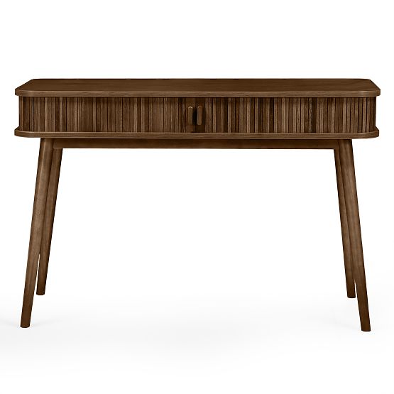 Clemente Desk with Slats, Walnut