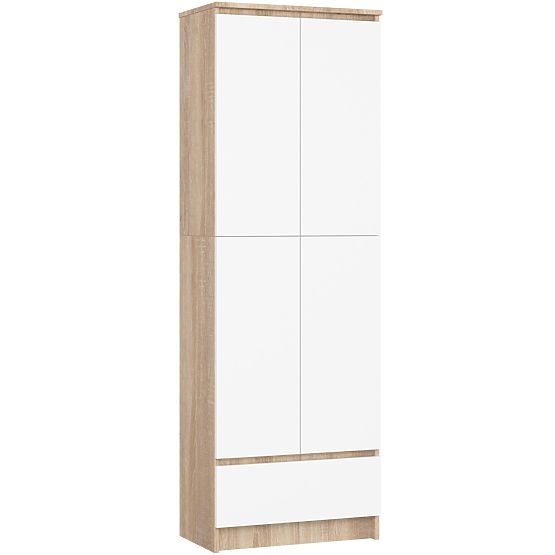 CLOSED SHELF R60 2D 1SZ CLP PK OAK SONOMA / WHITE