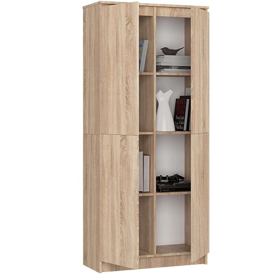 CLOSED SHELF R80 2D 8P CLP OAK SONOMA