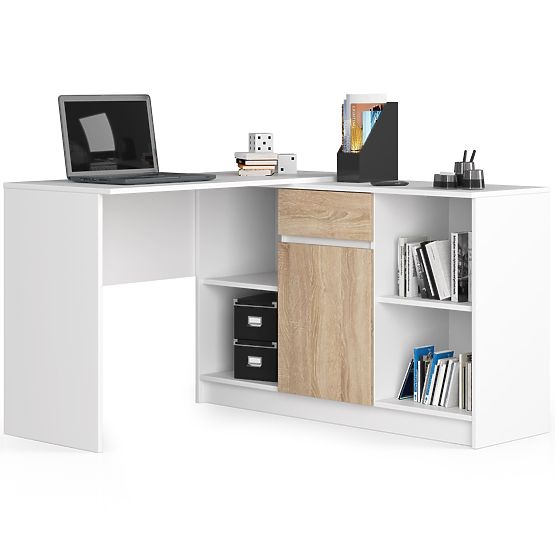 CLP B-17 SET COMMODE + DESK PK WHITE / SONOMA
