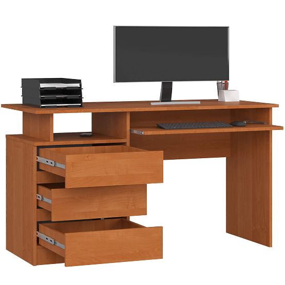 WRITING DESK CLP 135cm PK ALDER