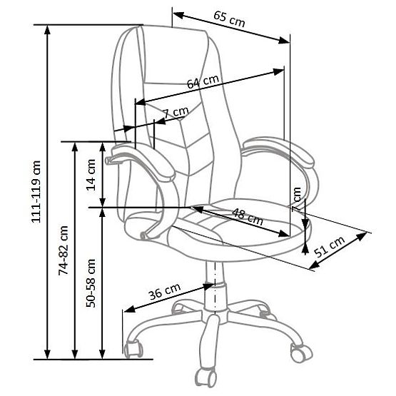 CODY brown office chair