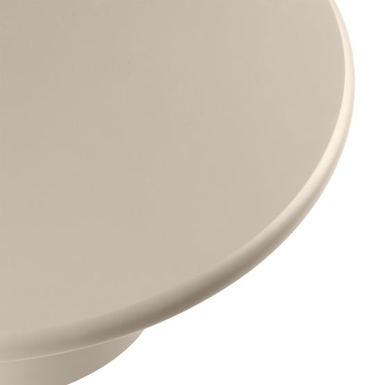 Coffee Table Arce 80 cm, Dark Beige, Matte