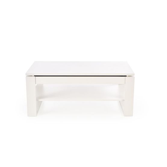 Coffee Table BETTY with Extendable Top White (2p=1pc)
