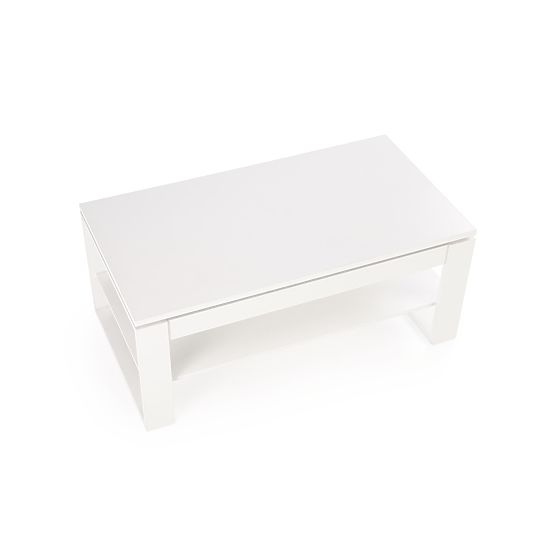 Coffee Table BETTY with Extendable Top White (2p=1pc)
