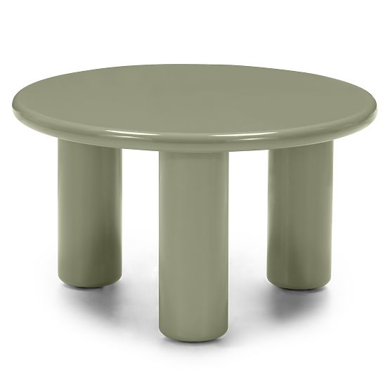Coffee Table Blair 60 cm, Olive, Glossy