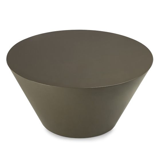 Coffee Table Eclipso, 80 cm, Green-Grey, Glossy