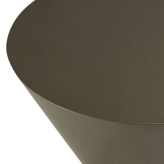 Coffee Table Eclipso, 80 cm, Green-Grey, Glossy