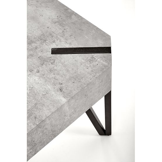 Coffee Table EMILY Concrete/Black (1p=1pc)