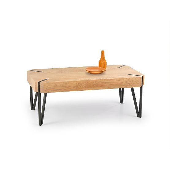 Coffee Table EMILY Golden Oak / Black (1p=1pc)