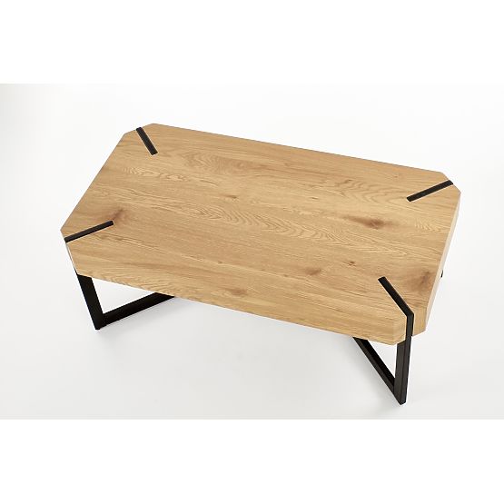 Coffee Table LAVIDA - Golden Oak/Black