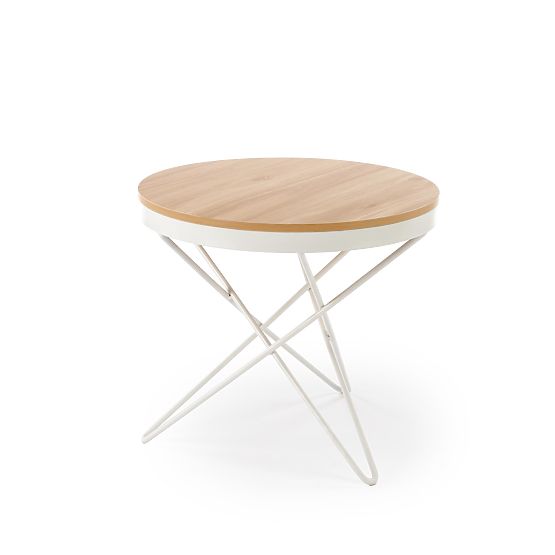 Coffee Table LEILA, Natural / White