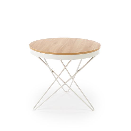 Coffee Table LEILA, Natural / White