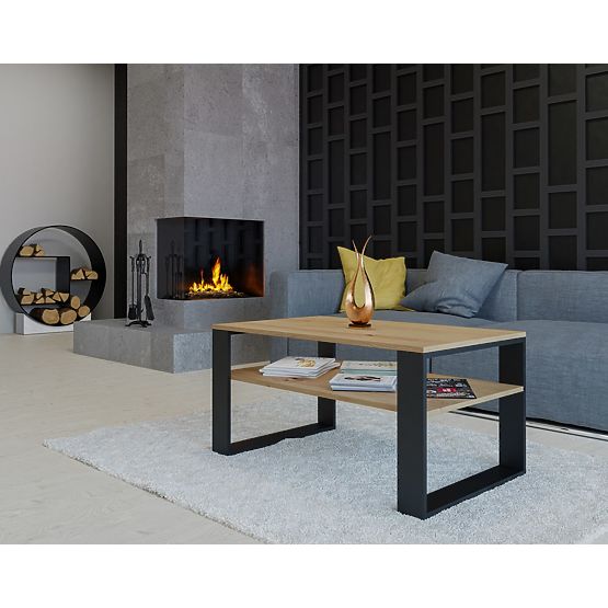 Coffee Table Modern 1P ARTISAN BLACK